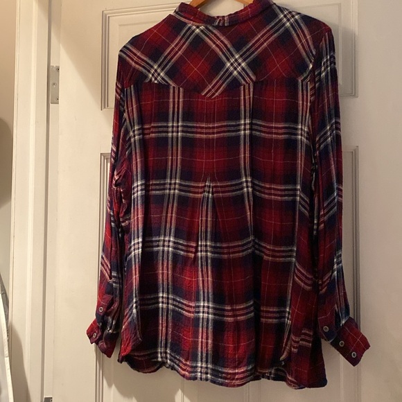 Jessica Simpson Plaid Top - Picture 2 of 3